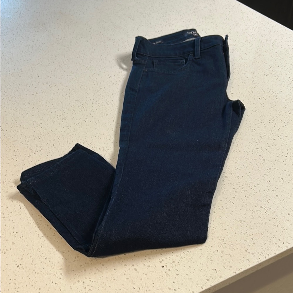 NYDJ Women's Skinny Jeans - Dark Blue - Picture 8 of 9